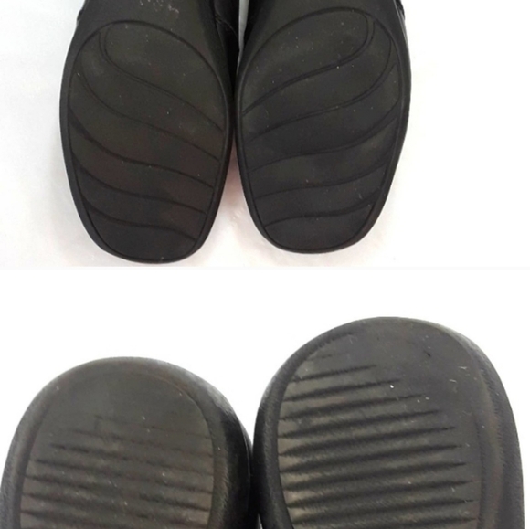 Clarks Collection Black  Leather Flats - Picture 7 of 8